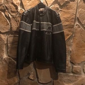 Harley Davidson leather motorcycle jacket